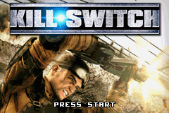 Kill Switch title screen for GameBoy Advance